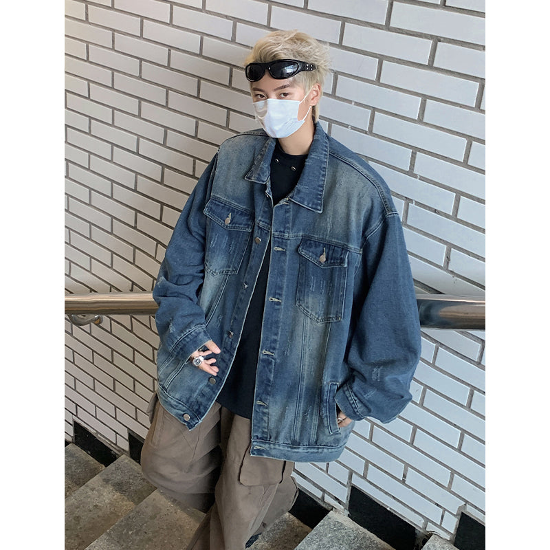 Levi Rhei VintageFade Denim Jacket (Oversized Streetwear Style)