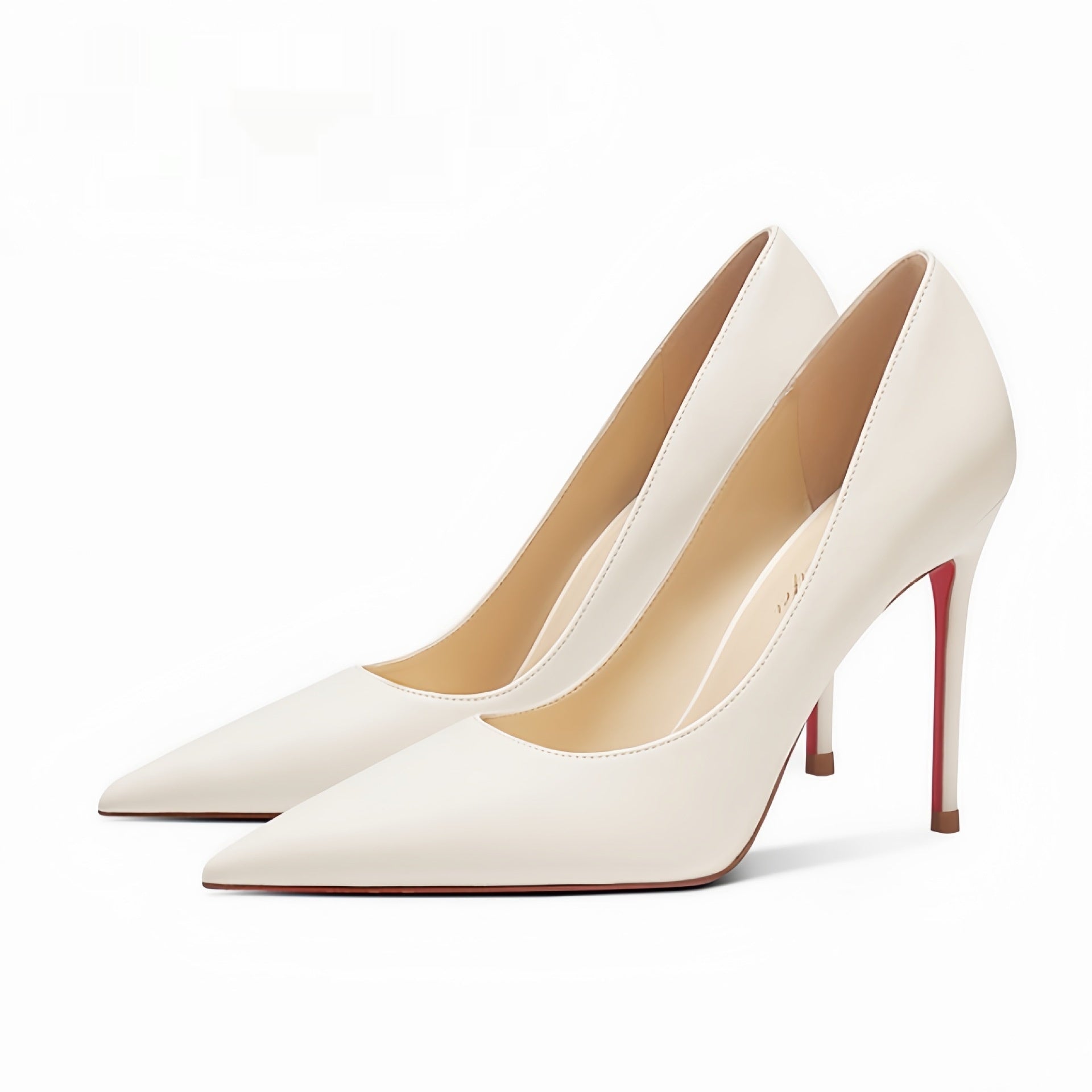 Levi Rhei Signature Red Sole Pointed Heels