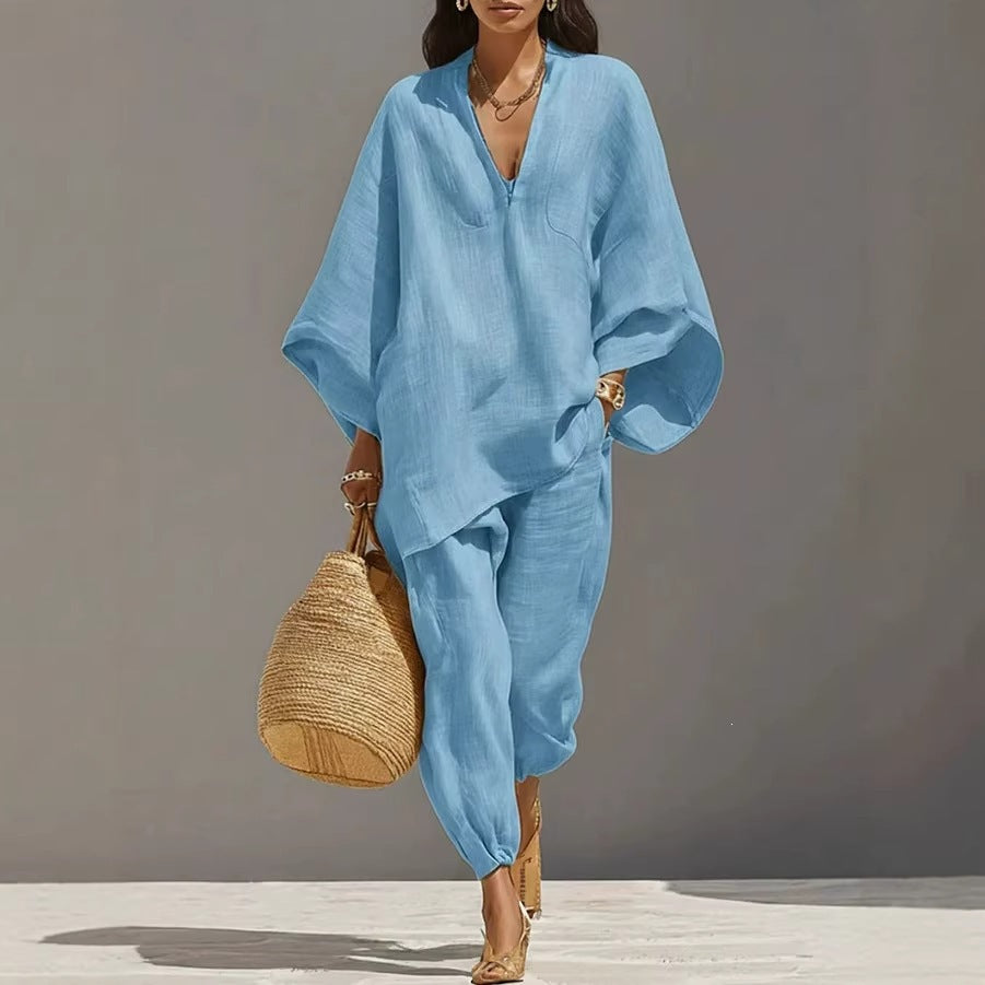 Levi Rhei RelaxFit Linen Lounge Set