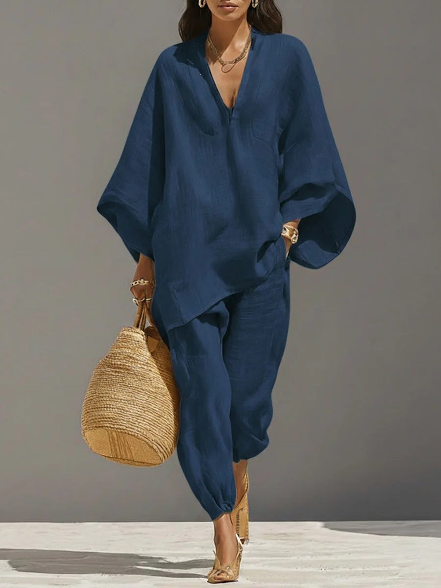 Levi Rhei RelaxFit Linen Lounge Set