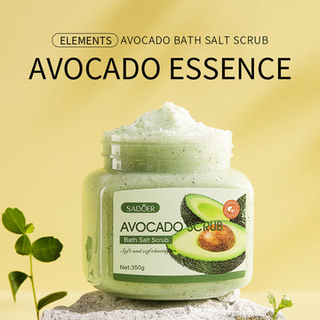 Levi Rhei Avocado Essence Exfoliating Bath Salt Body Scrub (Deep Clean & Smooth Skin)