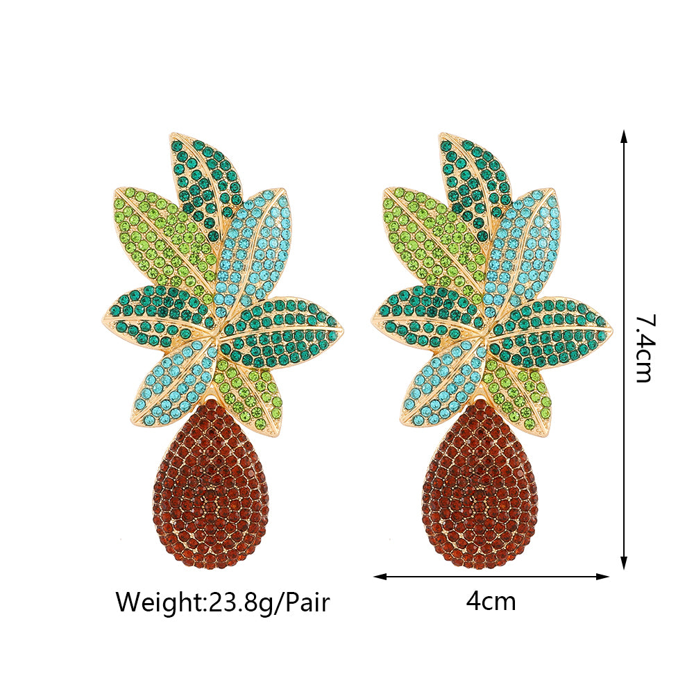 Levi Rhei Floral Statement Earrings