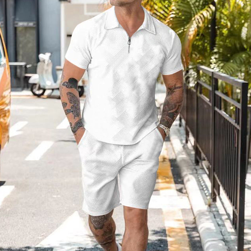 Levi Rhei Zip Polo Set