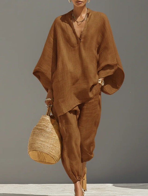 Levi Rhei RelaxFit Linen Lounge Set
