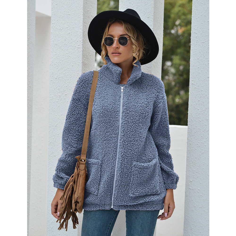 Levi Rhei Cozy Plush Zip Jacket