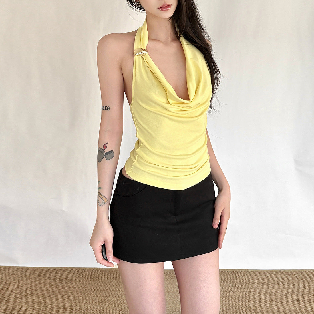 Levi Rhei Sculpt Halter Top