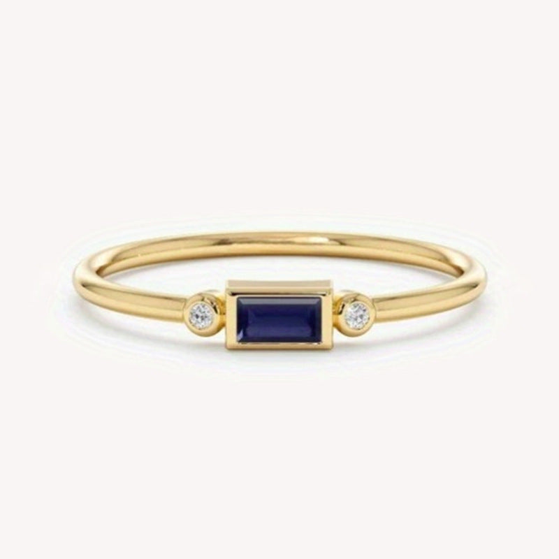Levi Rhei Minimal Gem Ring